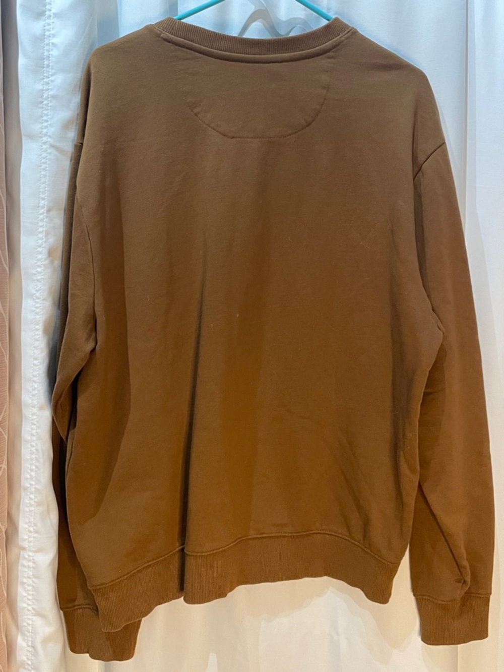 Duluth Trading Co Brown Crewneck with Beaver Logo - Picture 5 of 6